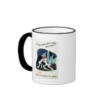 RESTORED "No medicine for..." WWII Health Poster mugs