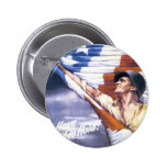 RESTORED "To have and to hold" war bonds WWII Pinback Buttons