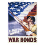RESTORED "To have and to hold" war bonds WWII cards