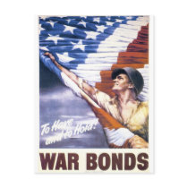 RESTORED "To have and to hold" war bonds WWII Post Cards