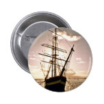 Restored Whaler ""Carthaginian"" - Lahaina, Maui Pinback Button