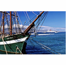Restored Whaler, ""Carthaginian"" - Lahaina, Maui Acrylic Cut Outs