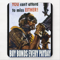 RESTORED "You can't afford to miss, either" bonds Mouse Pads