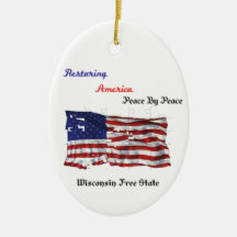 Restoring America - The Republic Christmas Ornaments