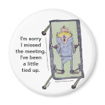 Restrained Nurse Fridge Magnet