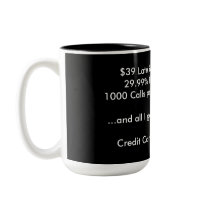 Result of the Recession Cup mugs by JuJuGarden Result of the Recession Cup mugs