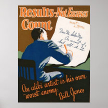 Results-Not Excuses Count Posters