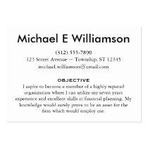 Resume Business Cards business cards