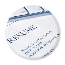 resume or cv job application magnets
