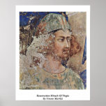Resurrection Miracle Of Virgin By Simone Martini Print