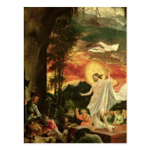 Resurrection of Christ, 1518 Postcard