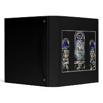 Resurrection of Jesus Stained Glass Window Vinyl Binders