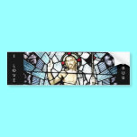 Resurrection of Jesus Stained Glass Window bumper stickers
