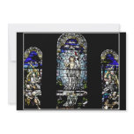 Resurrection of Jesus Stained Glass Window Personalized Invite