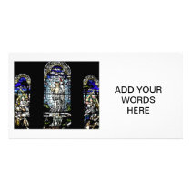 Resurrection of Jesus Stained Glass Window Photo Cards