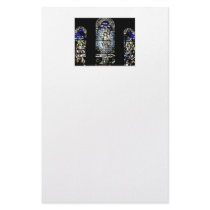Resurrection of Jesus Stained Glass Window Personalized Stationery