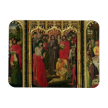 Resurrection of Lazarus Triptych; The Raising of L Rectangle Magnets