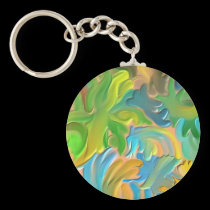 "Resurrection" Round Keychain keychains