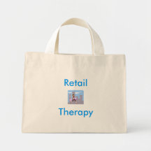 Retail Therapy Canvas Bags