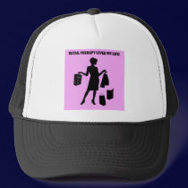 retail therapy hats