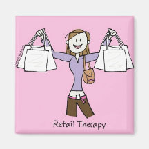 Retail Therapy Magnet