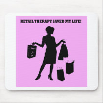 retail therapy mousepads by jonnydowntown retail therapy mousepads