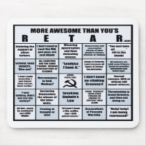 RETAR-doh Mousepad - Customized - Customized