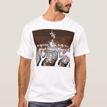 Reticulan Carpet Fungus Replicates t-shirts