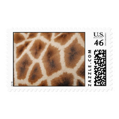 Reticulated Giraffe Pattern Wild Animal Print Gift Postage Stamps