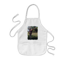 Reticulated Giraffes Kids Apron