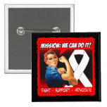 Retinoblastoma Cancer Mission We Can Do It buttons