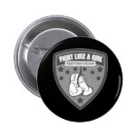 Retinoblastoma Cancer Wear Fight Like A Girl Patch buttons