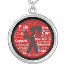 Retinoblastoma Fight Like A Girl Collage Pendants