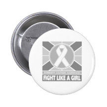 Retinoblastoma Fight Like A Girl Flag Pin