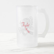 Retinoblastoma Fight Like a Girl Flourish Coffee Mug