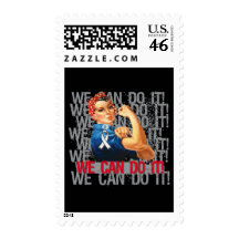 Retinoblastoma Rosie WE CAN DO IT Stamps
