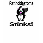 Retinoblastoma Stinks Skunk Awareness Design Tees