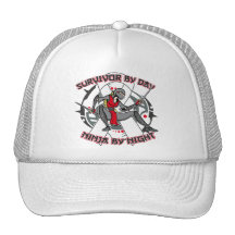 Retinoblastoma Survivor By Day Ninja By Night Trucker Hat
