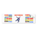 RETIRED bumper stickers by THE_WIZARDESS RETIRED bumper stickers