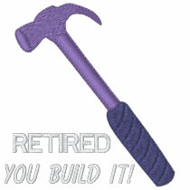 Retired Contractor Embroidered Shirt embroidered shirts