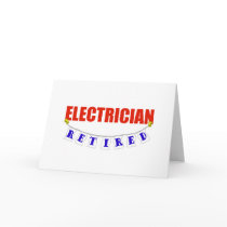 RETIRED ELECTRICIAN CARD