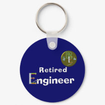 Retired Engineer. keychains by colintonwigglys Retired Engineer. keychains