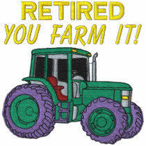 Retired Farmer Embroidered Shirt embroidered shirts by retirementgifts Retired Farmer Embroidered Shirt embroidered shirts