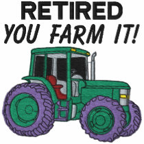 Retired Farmer Embroidered Shirt embroidered shirts by retirementgifts Retired Farmer Embroidered Shirt embroidered shirts