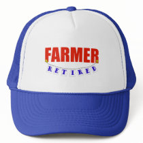 RETIRED FARMER hats by NotWorking RETIRED FARMER hats