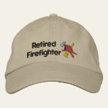 Retired Firefighter Embroidered Hat