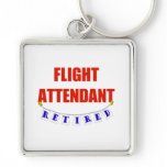 RETIRED FLIGHT ATTENDANT KEY CHAINS