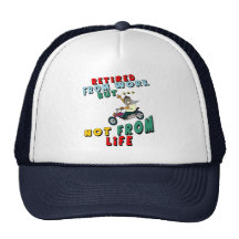 Retired From Work Trucker Hats
