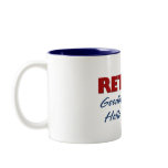 Retired: Goodbye Tension Hello Pension! mugs