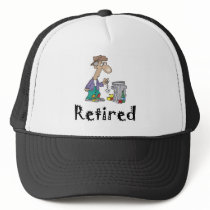 Retired Hat by occupationtshirts Retired Hat